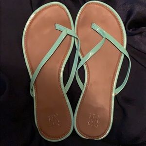 New York and company turquoise sandals (size 7)